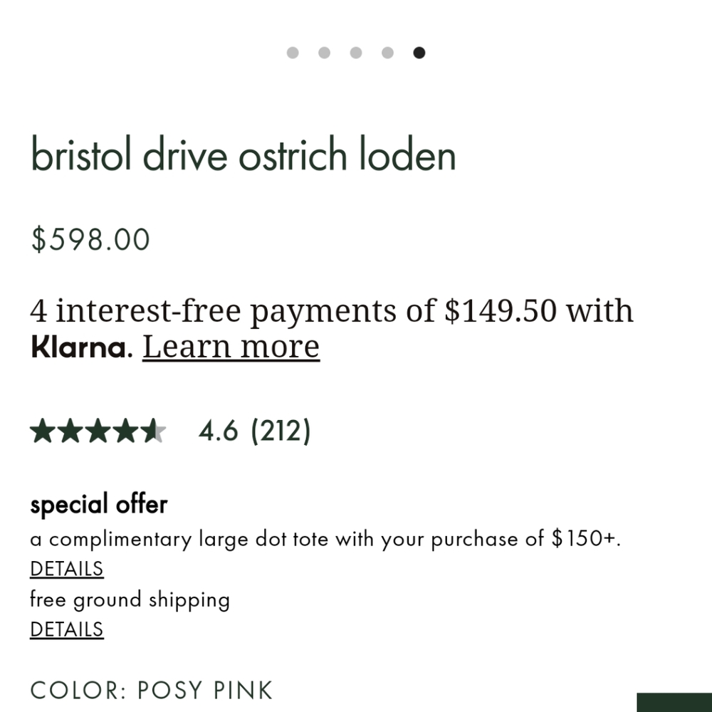 $ALE!!! BNWT Kate Spade BNWT Bristol Drive Ostrich Loden - Picture 8 of 10
